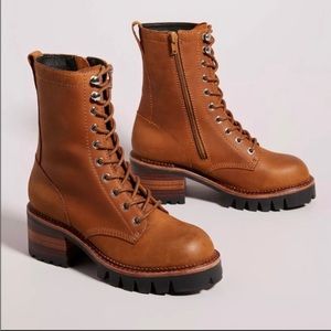 FREE PEOPLE X JEFFREY CAMPBELL SYCAMORE LACE UP BOOT